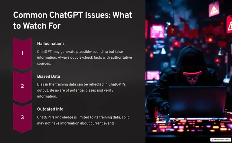 What To Watch For: Common ChatGPT Issues